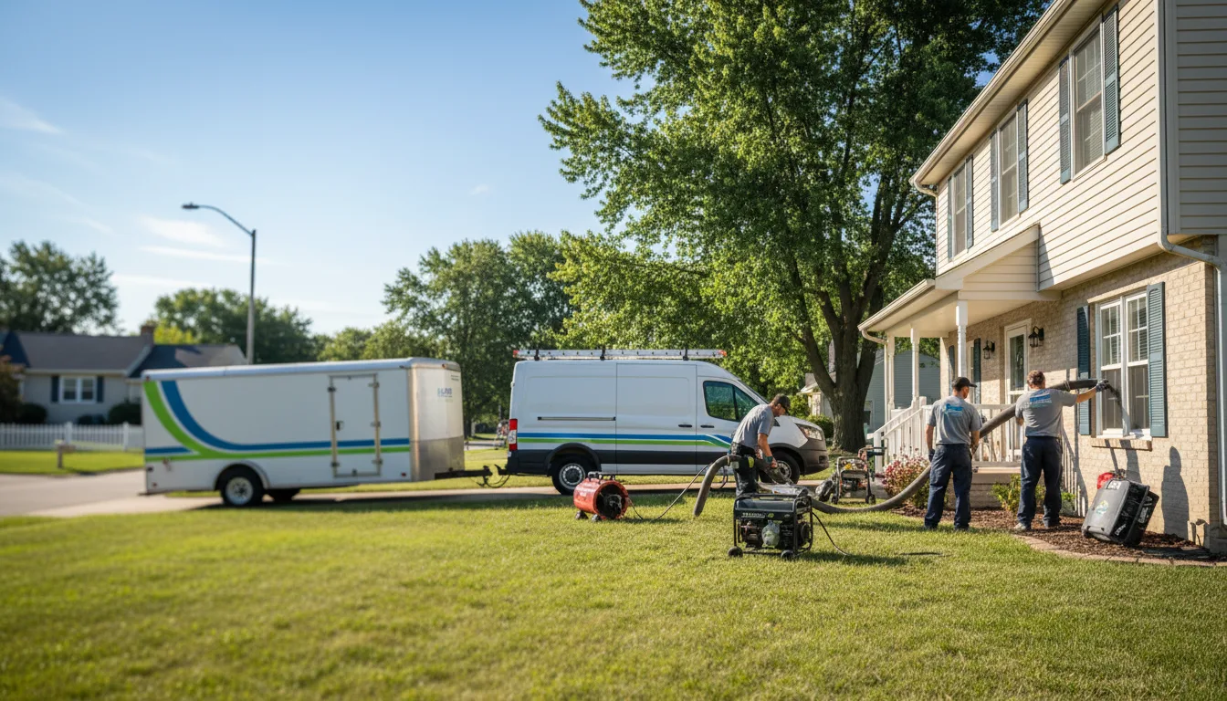 Flooded Basement Restoration And Cleanup With Repair in Munroe Falls, OH near me